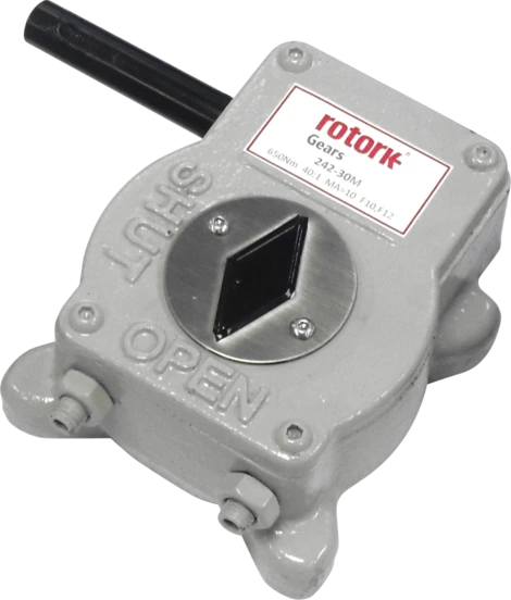242 Gearbox - Manual Part Turn Gearbox grey photo