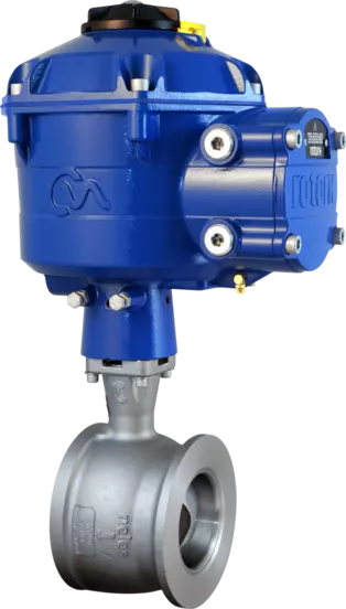 CVA Range Precision Modulating Actuator - CVQ+valve