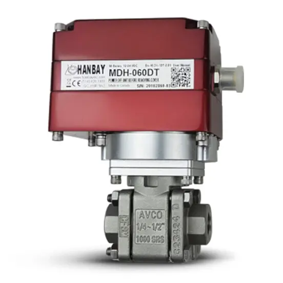 Hanbay Actuator AVCO Ball Valve MDH 1133PG SE 038 