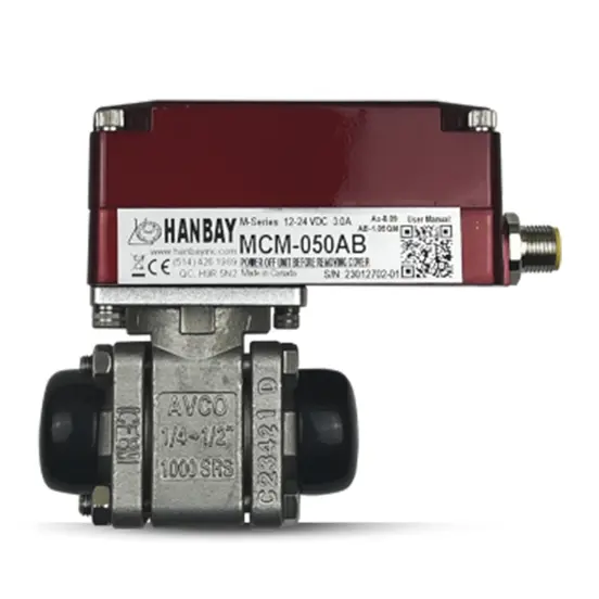 Hanbay Actuator AVCO Ball Valve MDM 1933TT SE 025 BAV15 