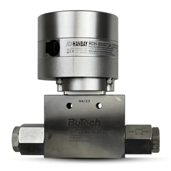 Hanbay Actuator Butech Ball Valve RDH 060DT24 KOS108 32 32 