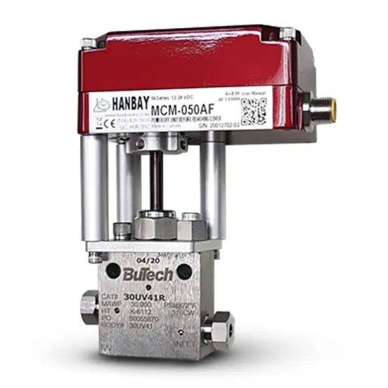 Hanbay Actuator BuTech High Pressure Valve MCM 30UV41R 