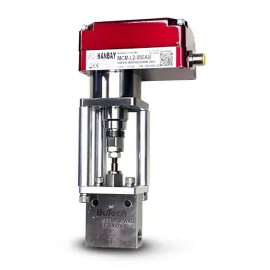 Hanbay Actuator BuTech Needle Valve MCM L2 SFPV41V 