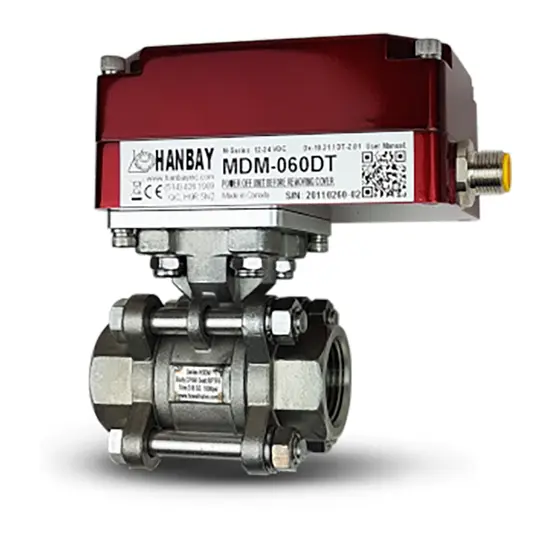 Hanbay Actuator Howell Ball Valve MDM H3DM SS IP R 12 