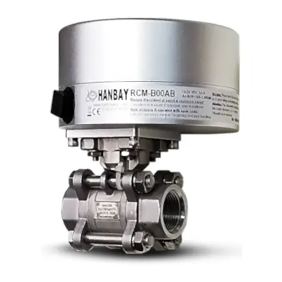Hanbay Actuator Howell Ball Valve RDM H3DM SS IP R 12 