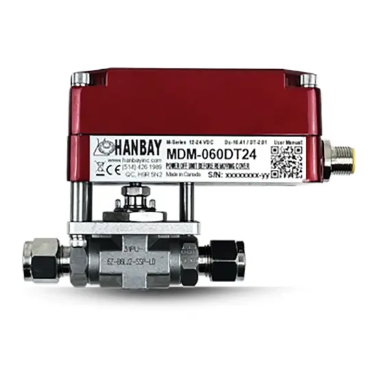 Hanbay Actuator Parker Ball Valve MDM 6Z B6LJ2 SSP LD 