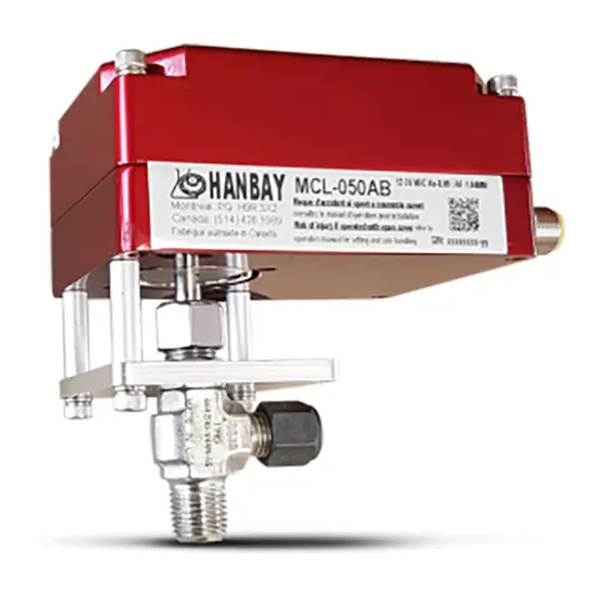 Hanbay Actuator Parker Needle Valve MCL 4M4Z V4AN SS 