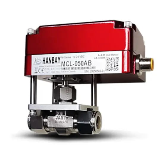 Hanbay Actuator Parker Needle Valve MCL 8A V6LN SS 