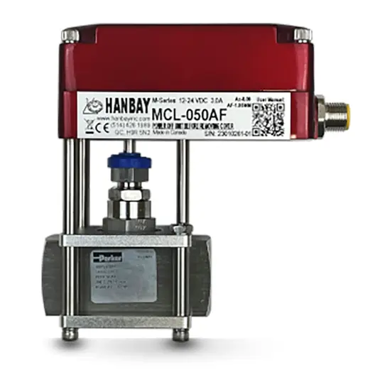 Hanbay Actuator Parker Needle Valve MCL HRPV4S8FF 