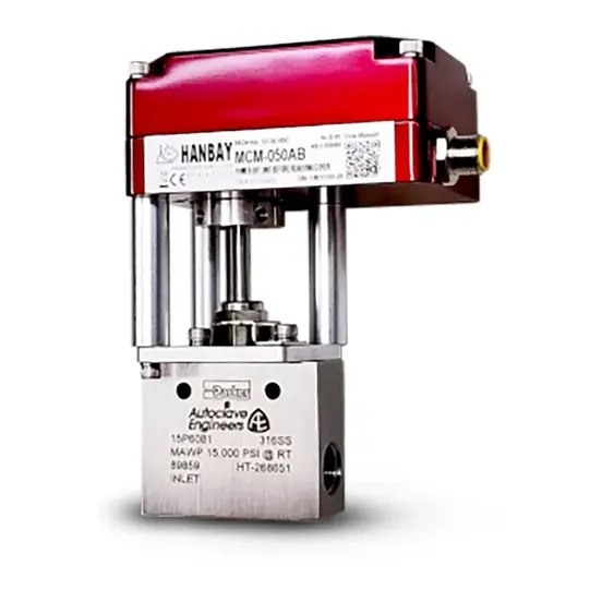 Hanbay Actuator Parker Needle Valve MCM 15P6081 PM 