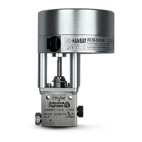 Hanbay Actuator Parker Type Hydrogen Valve RCM 20SM6071 HYG 