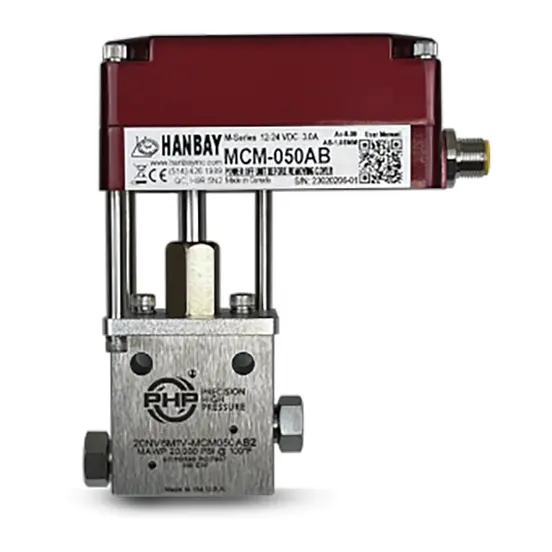 Hanbay Actuator PHP High Pressure Valve MCM 20NV6M1V 