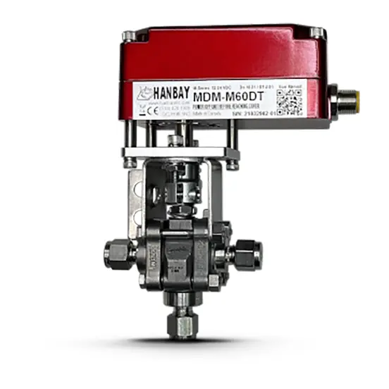 Hanbay Actuator Swagelok 3 Way Valve MDM SS 62XTS4 