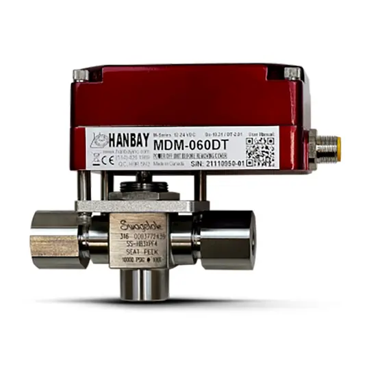 Hanbay Actuator Swagelok 3 Way Valve MDM SS H83XPF4 