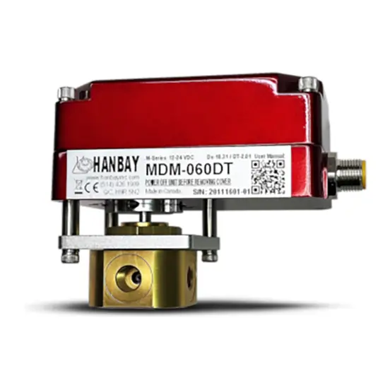 Hanbay Actuator Swagelok 4 Way Valve MDM B 43YTF2 