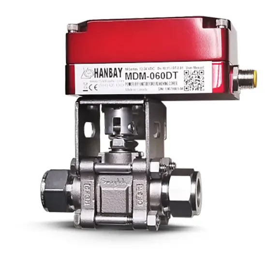 Hanbay Actuator Swagelok Ball Valve MDM SS 63TS12 