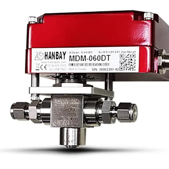 Hanbay Actuator Swagelok Ball Valve MDM SS H83PS4 