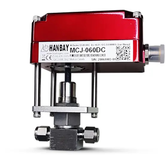 Hanbay Actuator Swagelok Bellows Valve MCL SS 4BG 