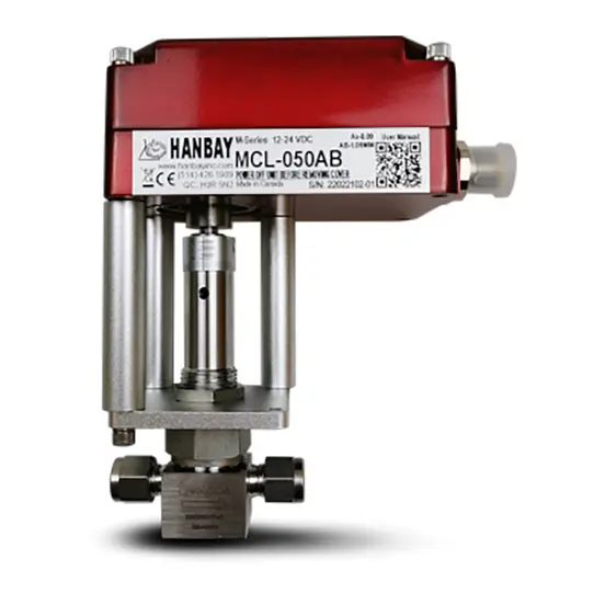 Hanbay Actuator Swagelok Bellows Valve MCL SS 4BMG 