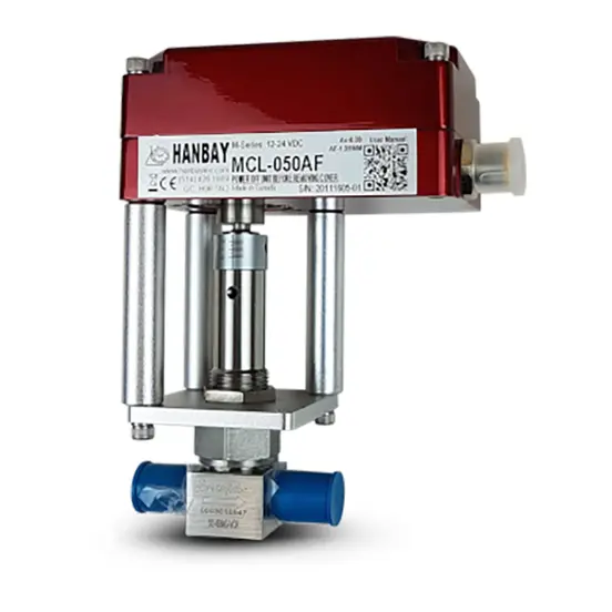 Hanbay Actuator Swagelok Bellows Valve MCL SS 4BMG VCR 