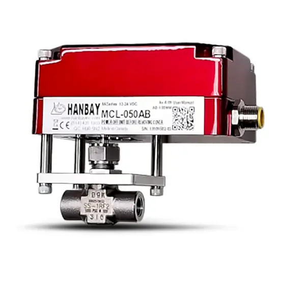 Hanbay Actuator Swagelok Needle Valve MCL SS 1RF2 