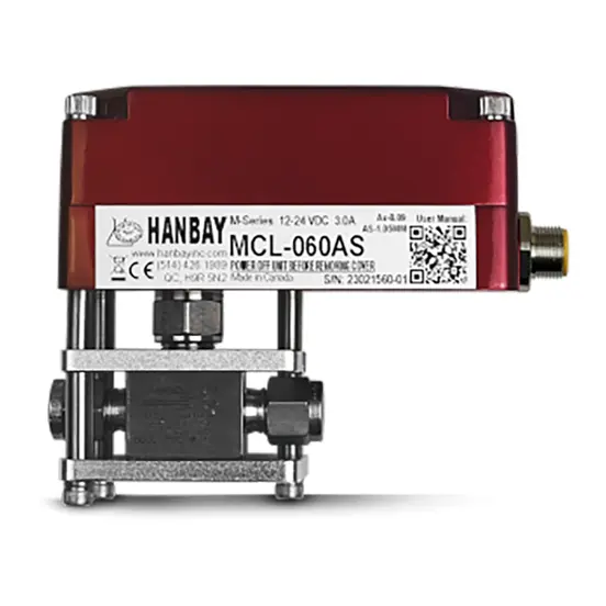 Hanbay Actuator Swagelok Needle Valve MCL SS 20VS4 
