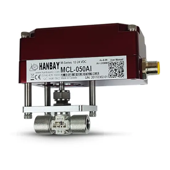 Hanbay Actuator Swagelok Needle Valve MCL SS ORF2 