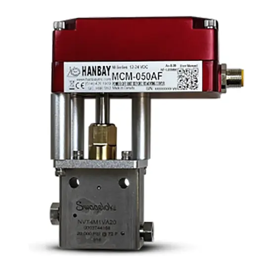 Hanbay Actuator Swagelok Needle Valve MCM NVT4M1VA20 