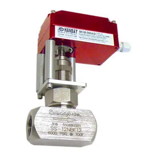 Hanbay Actuator Swagelok Needle Valve MCM SS 12NBF12 