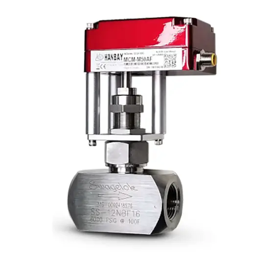 Hanbay Actuator Swagelok Needle Valve MCM SS 12NBF16 