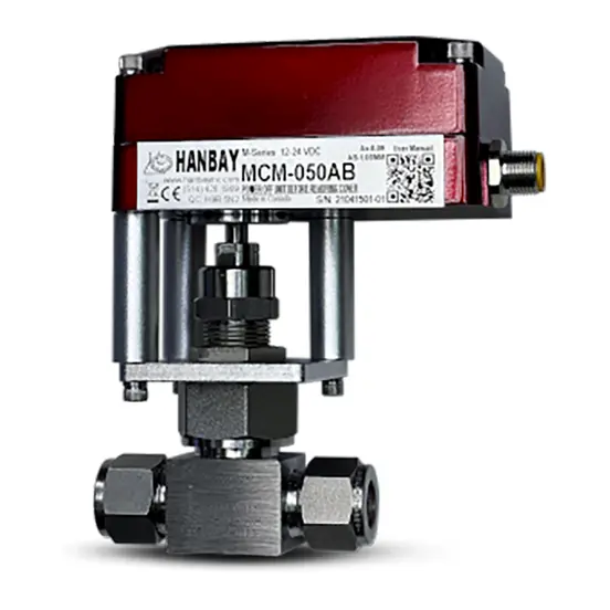 Hanbay Actuator Swagelok Needle Valve MCM SS 6NRS8 