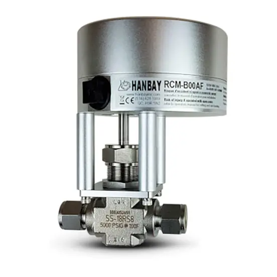 Hanbay Actuator Swagelok Needle Valve RCM SS 18RS8 