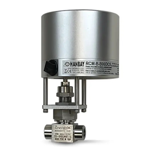 Hanbay Actuator Swagelok Needle Valve RCM SS 6NBSW8T G 