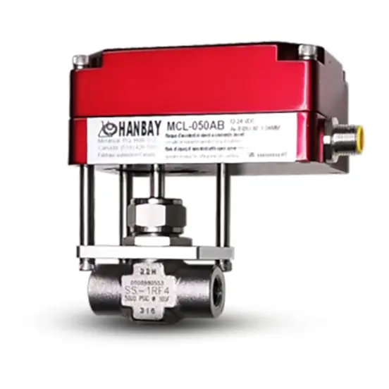 Hanbay Actuator Swaglok Needle Valve MCL SS 1RF4 