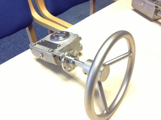 AB-SS Gearbox - Manual Part Turn Gearbox Stainless Steel Unedited Photo