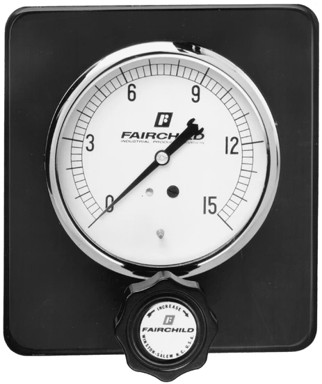 Fairchild - PL5 - Panel Loading Station - Precision Regulator and Standard Read Pressure Gauge