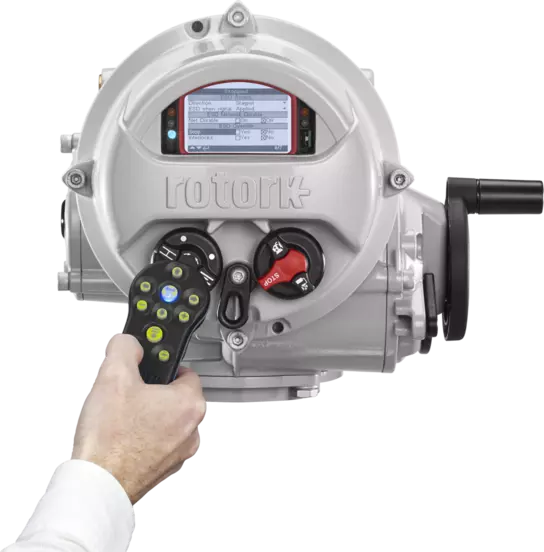 IQT3 Pro Actuator - Part Turn Electric Actuator with hand