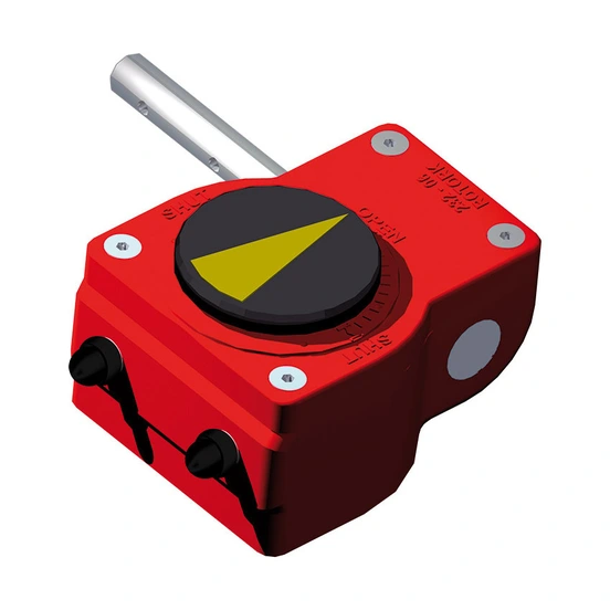 232 Gearbox - Manual Part Turn Gearbox Assembled Render