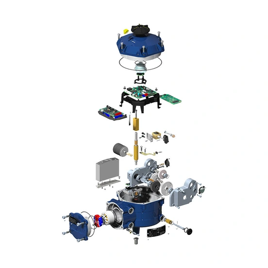 CVA Range Precision Modulating Actuator - CVL-500 linear output drive exploded view