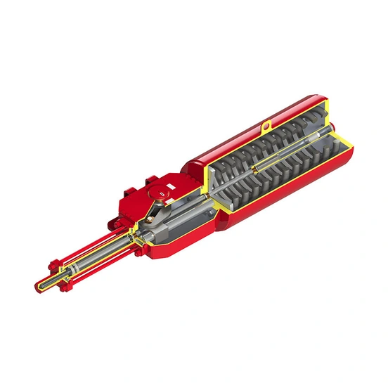 GP and GH Range - Heavy-duty scotch yoke actuators - GH spring-return section