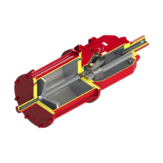 GP and GH Range - Heavy-duty scotch yoke actuators - GP-DA section