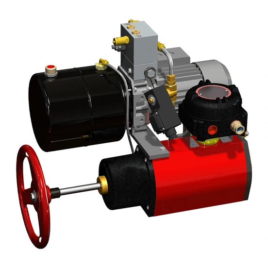 RCE Range - Electro-hydraulic actuator - RCE 250 - render