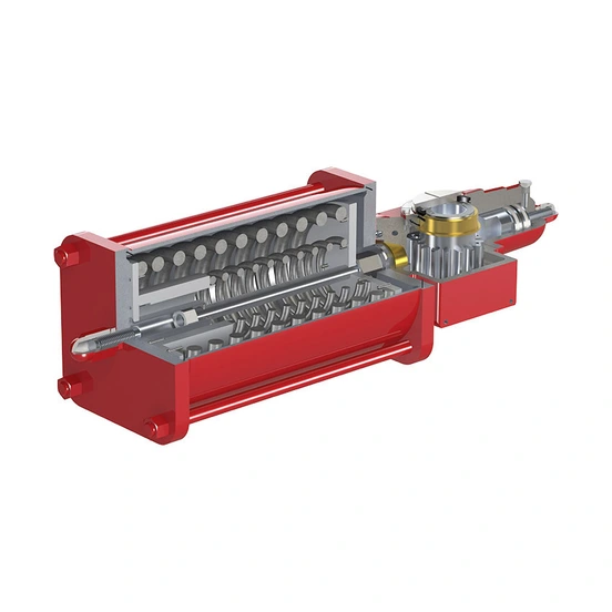 RH Range - Rack and pinion actuators - cutaway