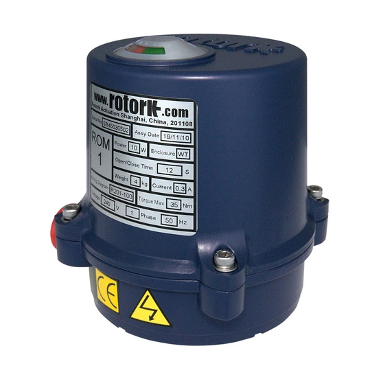 ROM part-turn actuator 