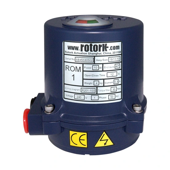 ROM part-turn actuator 