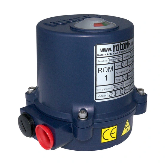 ROM part-turn actuator 