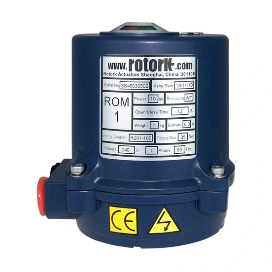 ROM part-turn actuator 